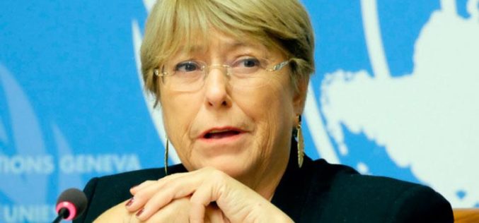 Bachelet advierte sobre el impacto que puede tener el Coronavirus en materia de DDHH