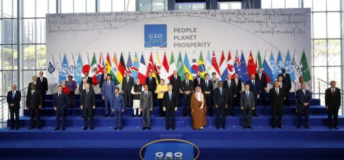 G20: líderes del mundo acuerdan fijar un tope de 1.5 grados al calentamiento global