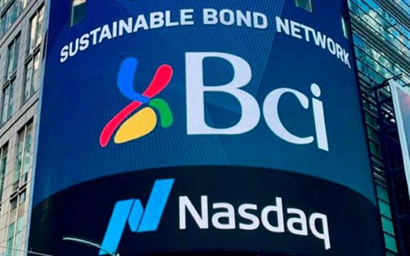 Bci es la primera empresa chilena en incorporarse a la Red de Bonos Sostenibles de Nasdaq