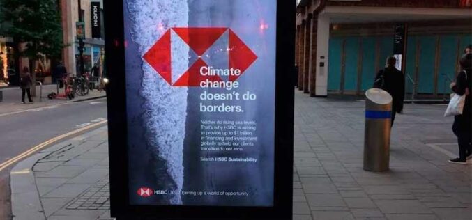 Prohíben anuncios de HSBC por greenwashing climático