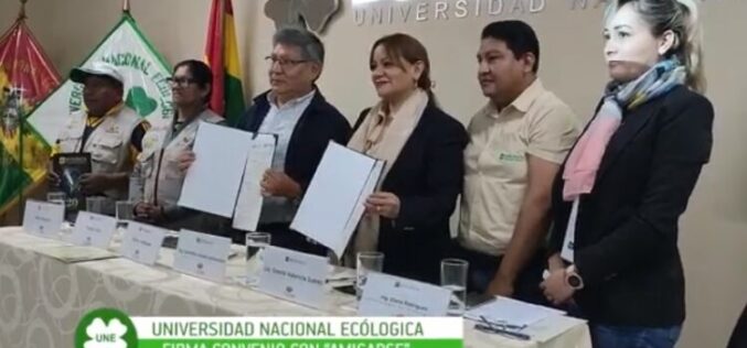 AMIGARSE y la Universidad Nacional Ecológica suscriben convenio para promover el reciclaje